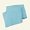 2x2 rib 30x90cm light blue 1pc