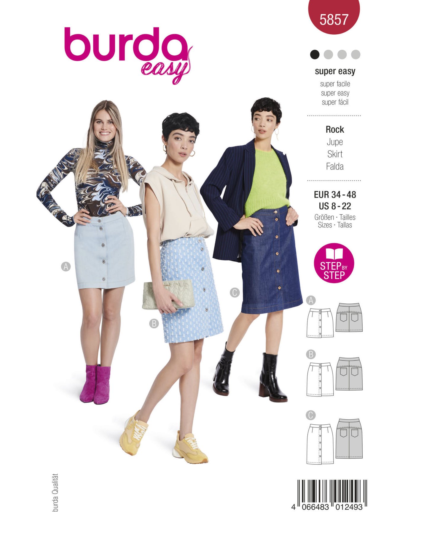 5857 Skirt with buttons 34-48 1100011_pack