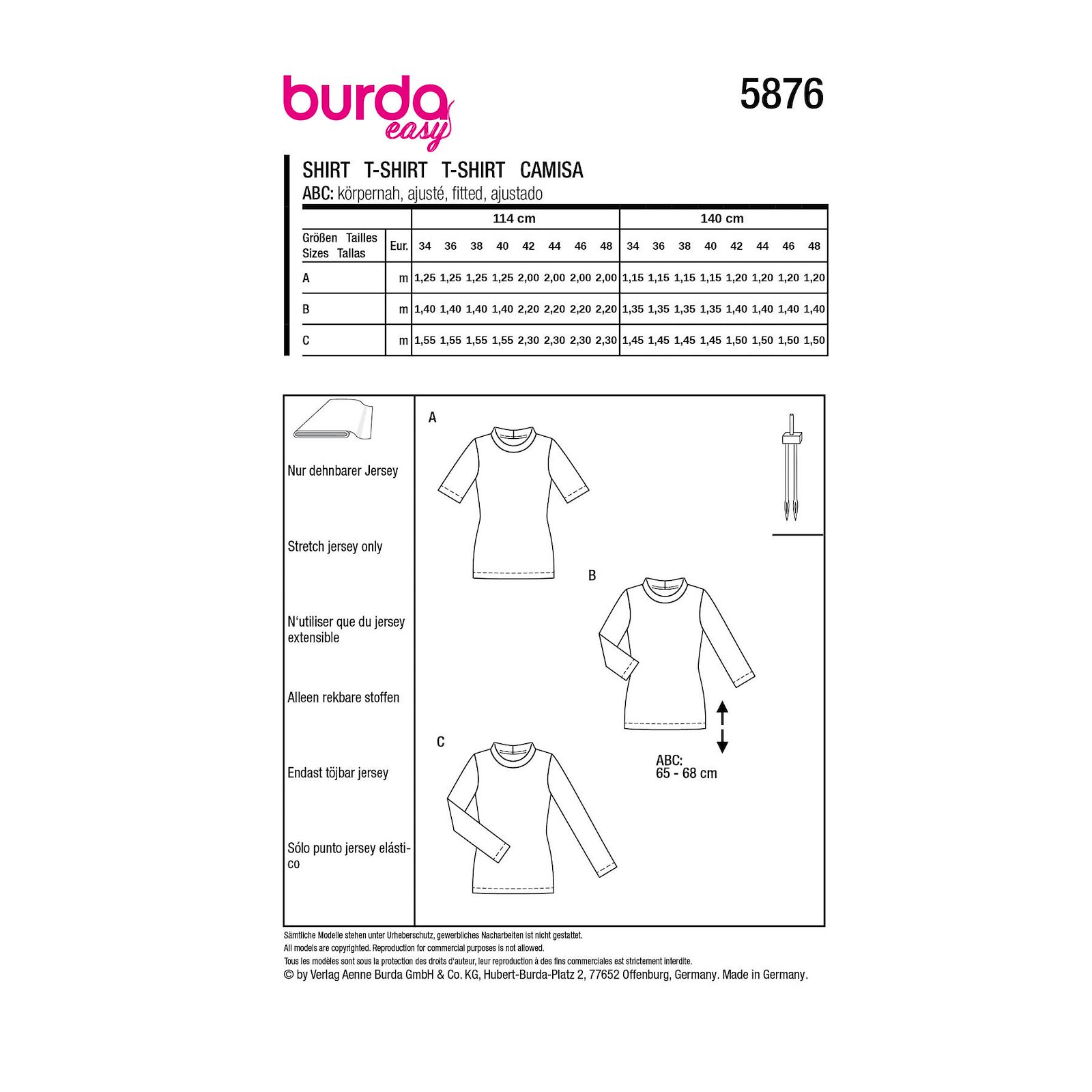 5876 Bluse Shirt Gr. 34-48 1100018_pack_b
