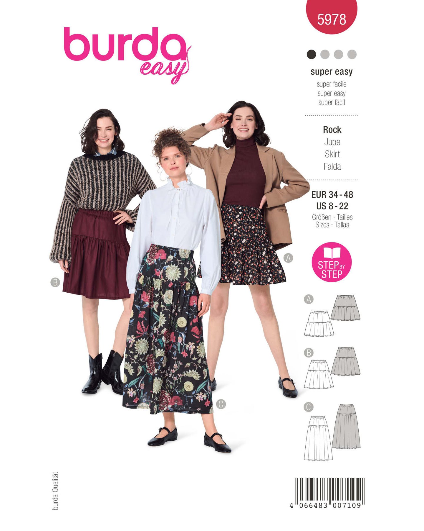 5978 Skirt with layers 34-48 1100052_pack