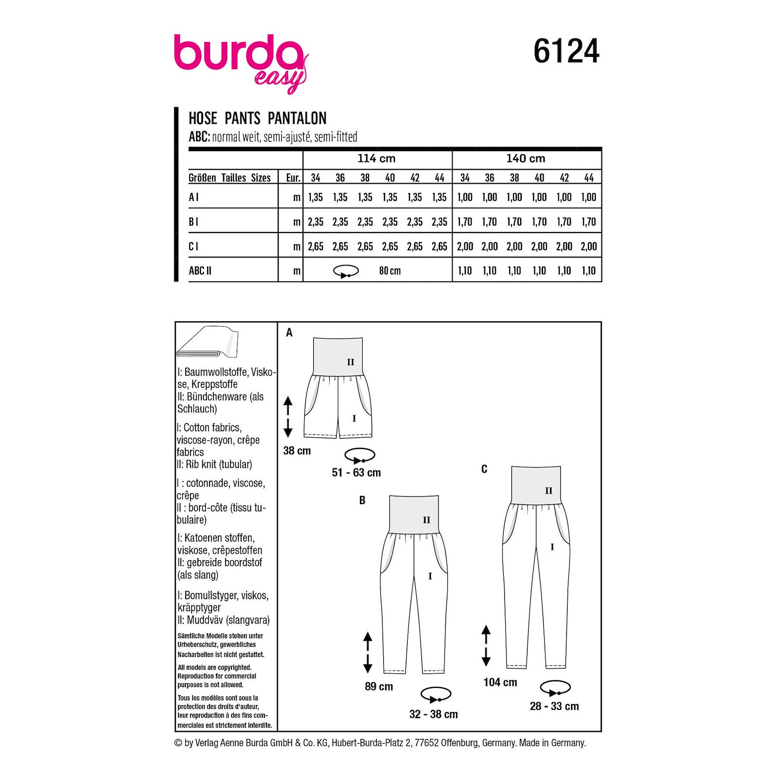 6124 Bukser/shorts 34-44 1100097_pack_b