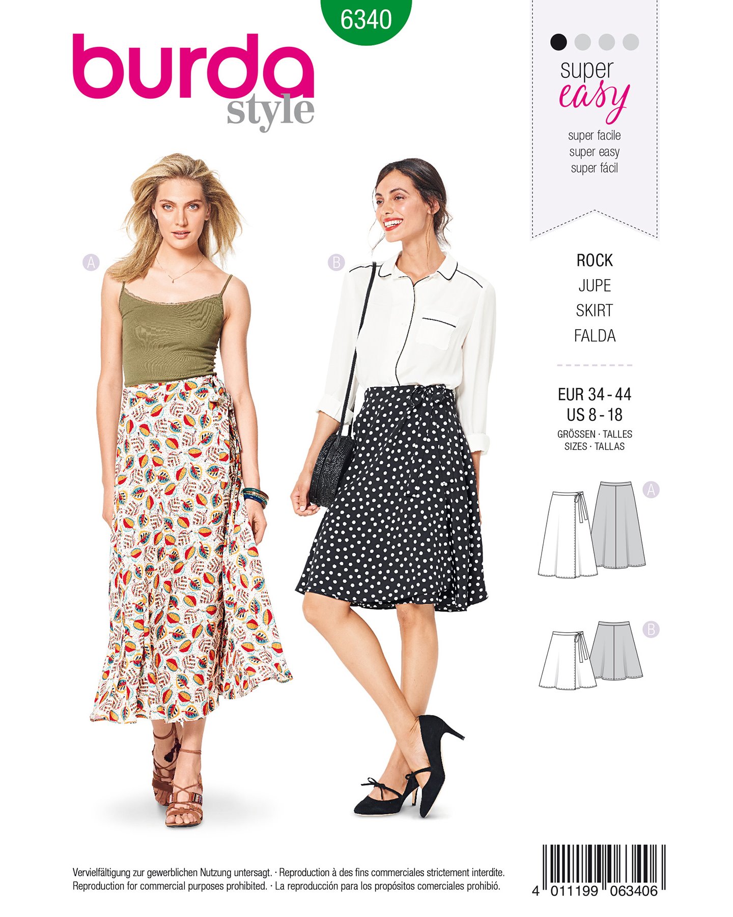 6340 Skirt with wrap around look  34-44 1100122_pack