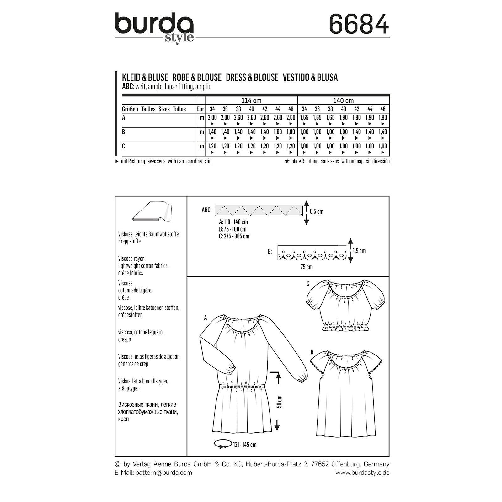 6684 Kleid und Bluse Gr. 34-46 1100144_pack_b