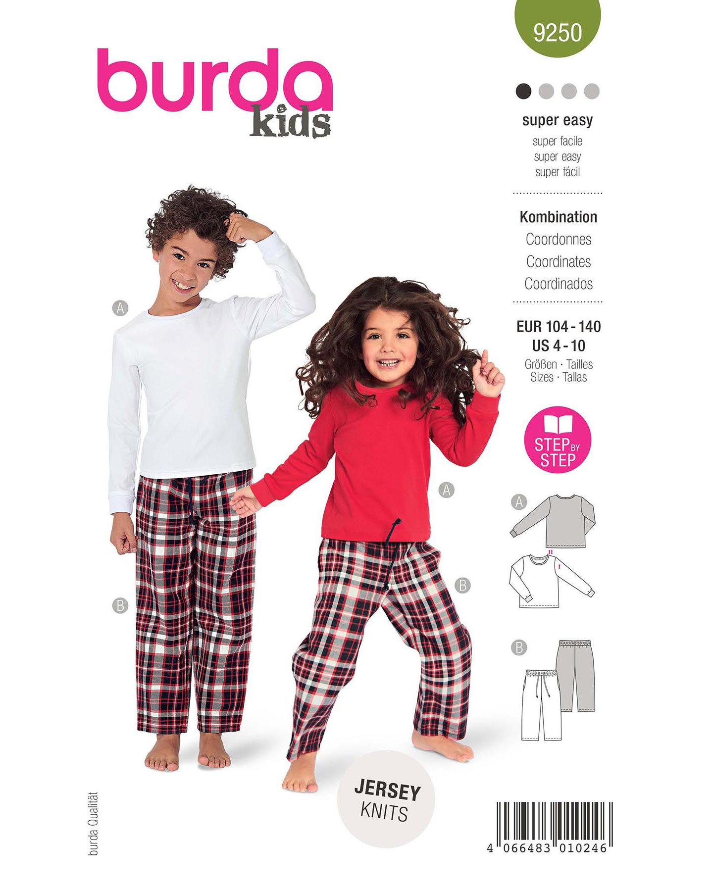 9250 Pyjama combination kids 104-140 1100178_pack