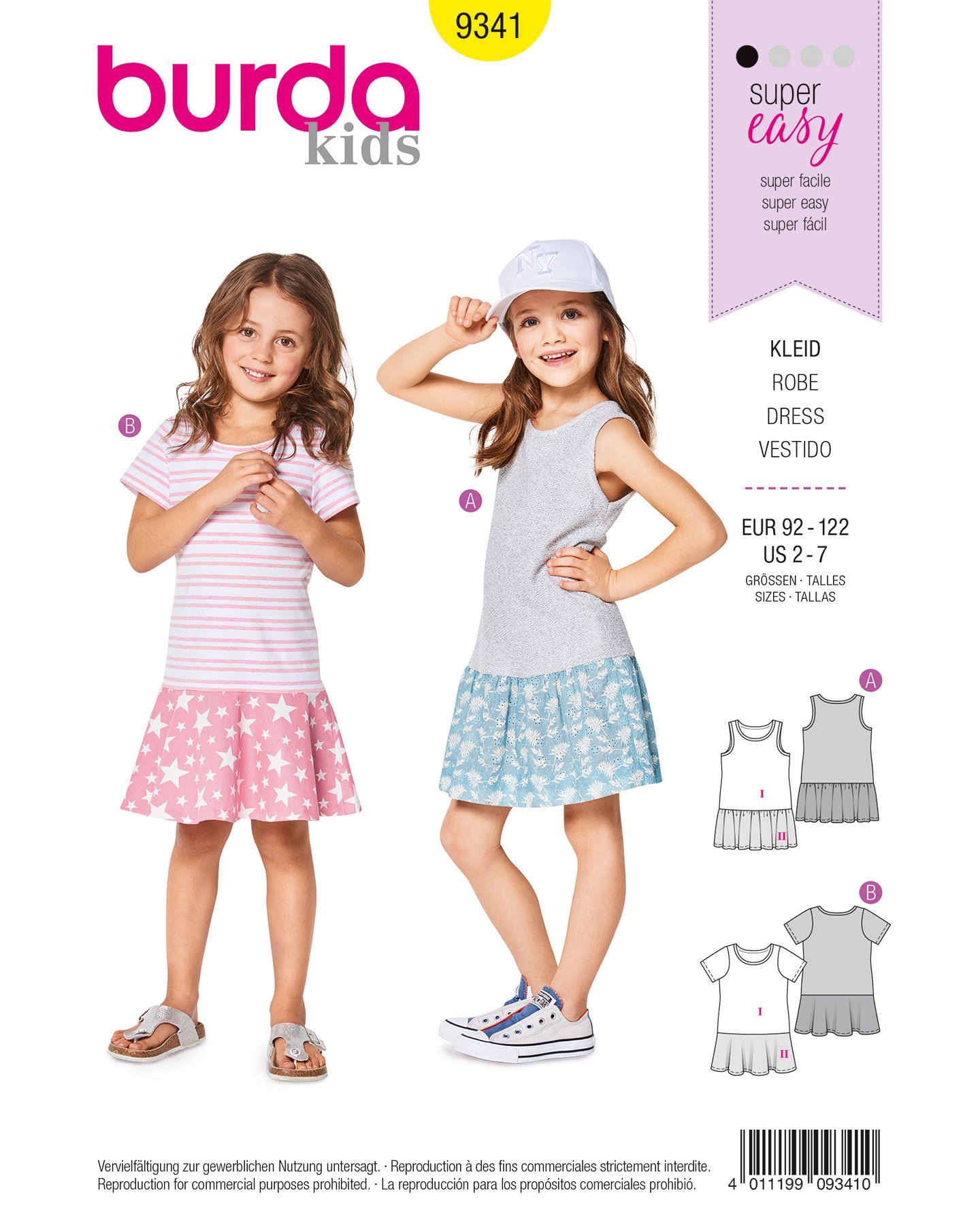 9341 Dress with skirt kids 92-122 1100192_pack