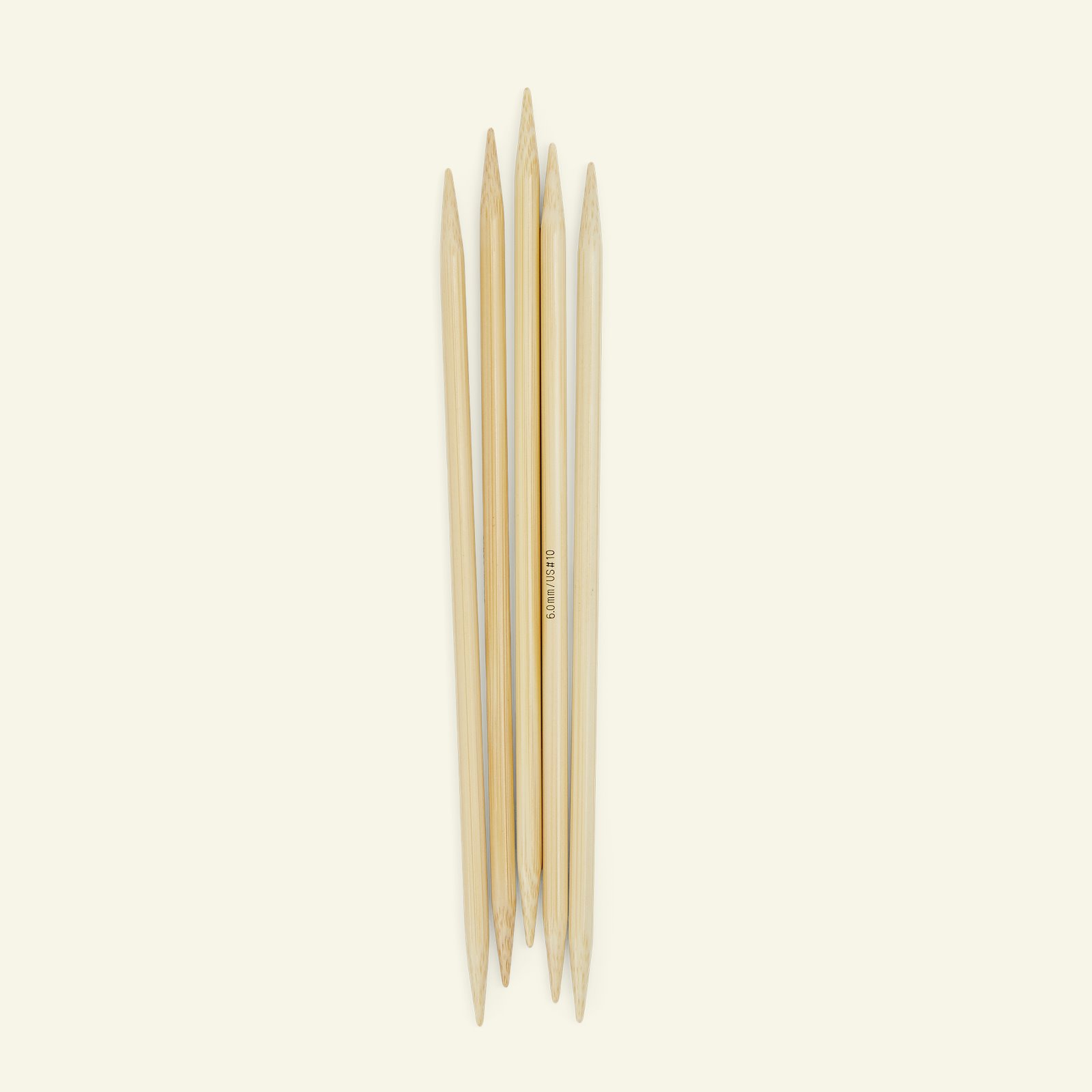 Addi dbl point. needle bamboo 20cm 6,0mm 83280_pack