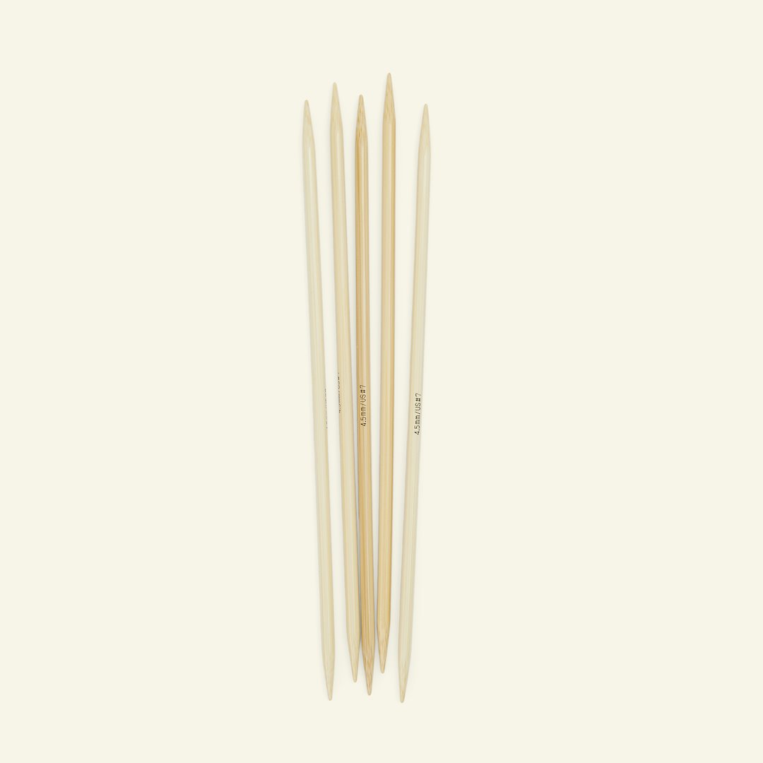 Se Addi strømpepinde bambus 20cm 4,5mm hos Selfmade