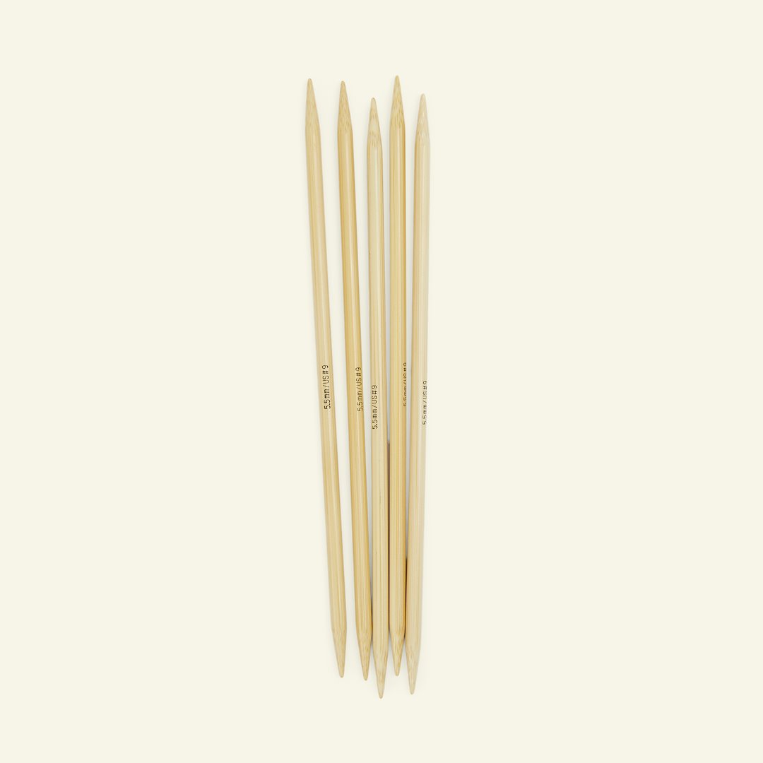 Se Addi strømpepinde bambus 20cm 5,5mm hos Selfmade