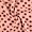 Alpenfleece rosa mit großen Punkten