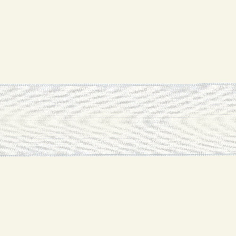 Billede af Bånd organza 25mm hvid 3m