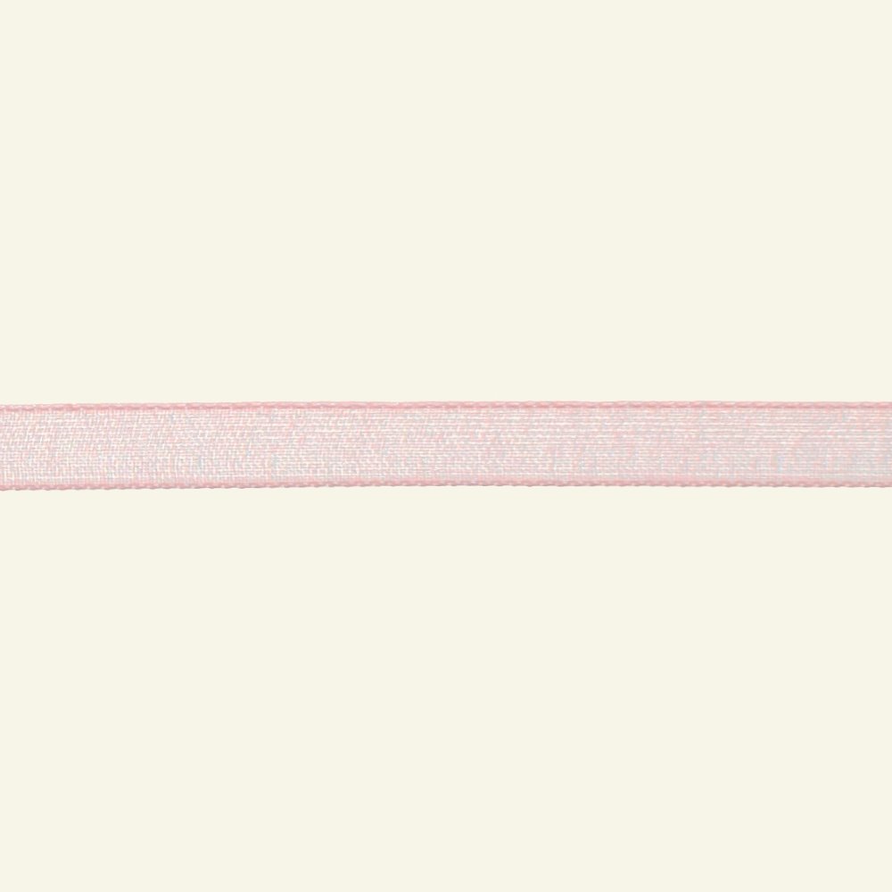 Billede af Bånd organza 6mm lys rosa 3m
