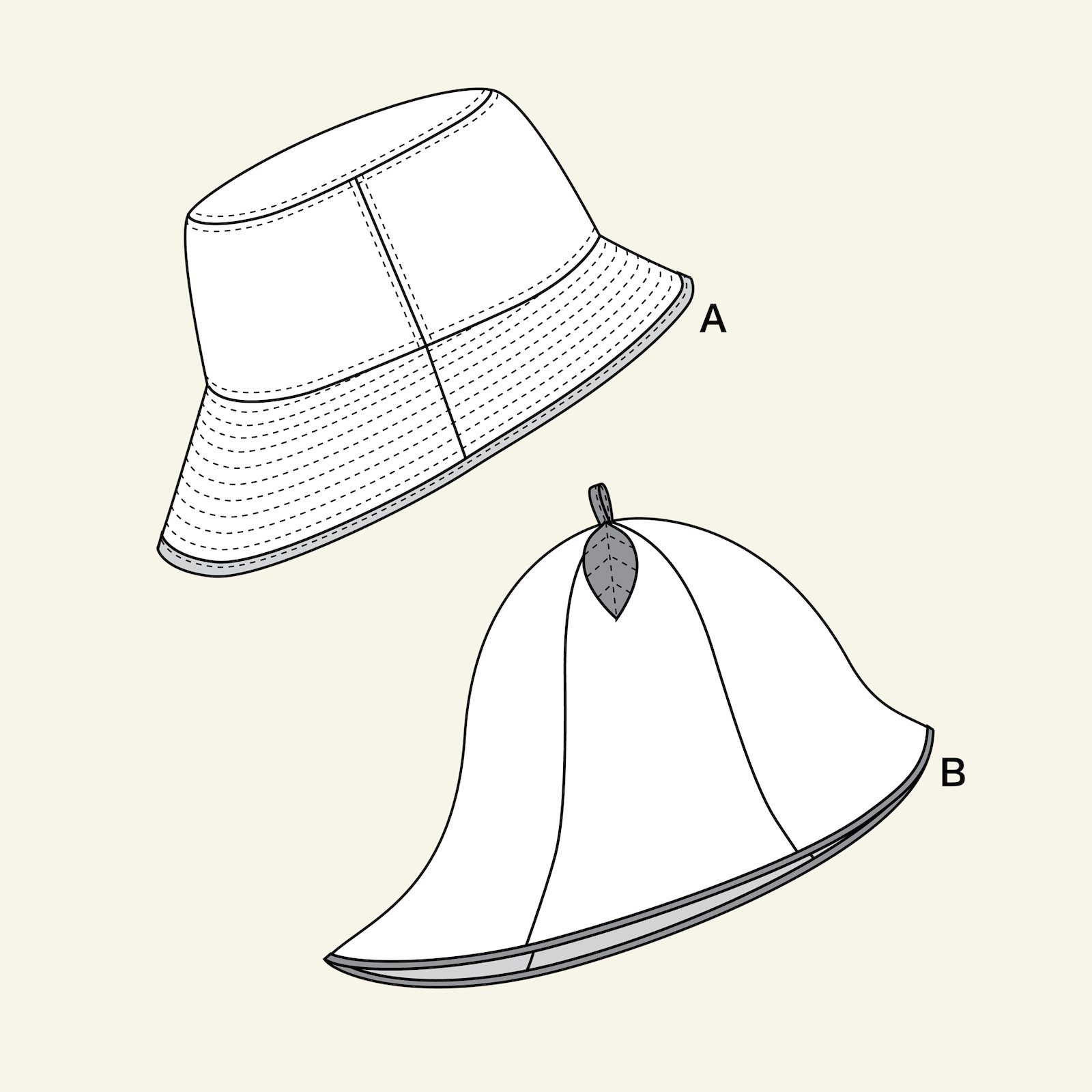 Baby sunhat and cloche 8450100_pack