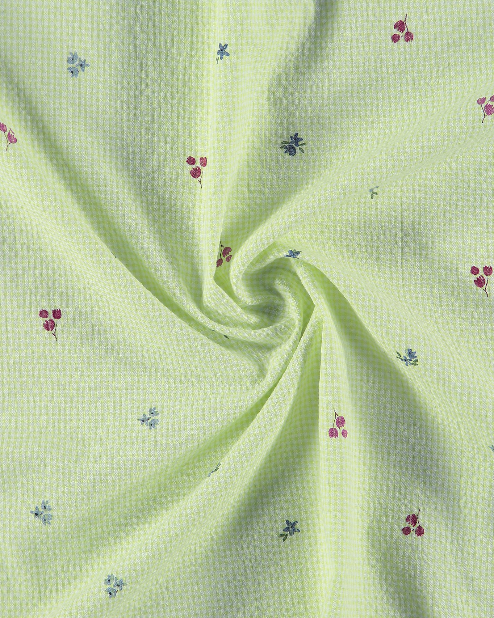 Bæk & bølge pastel grøn tern med flower 510976_pack