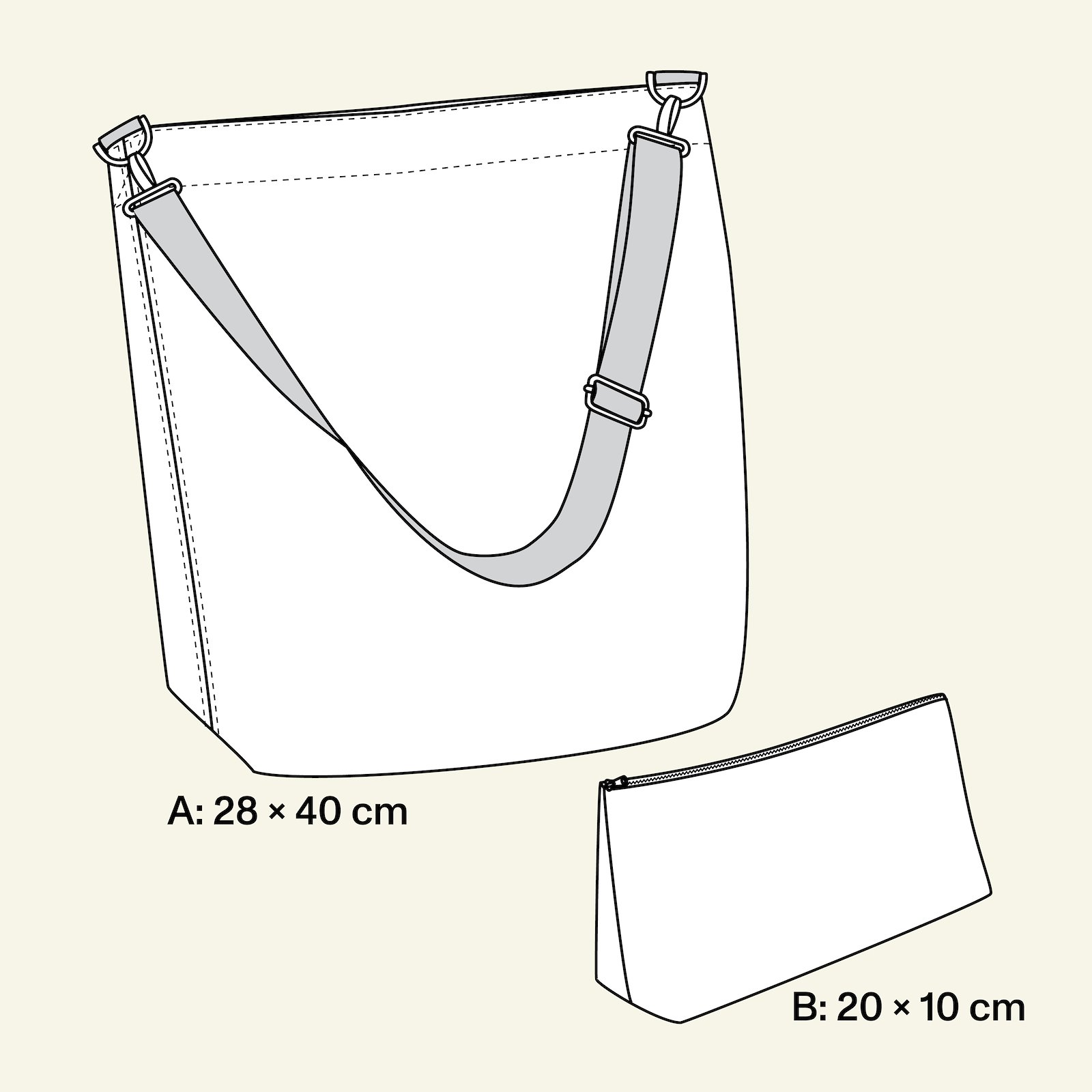Bag and toiletry bag p90303_pack