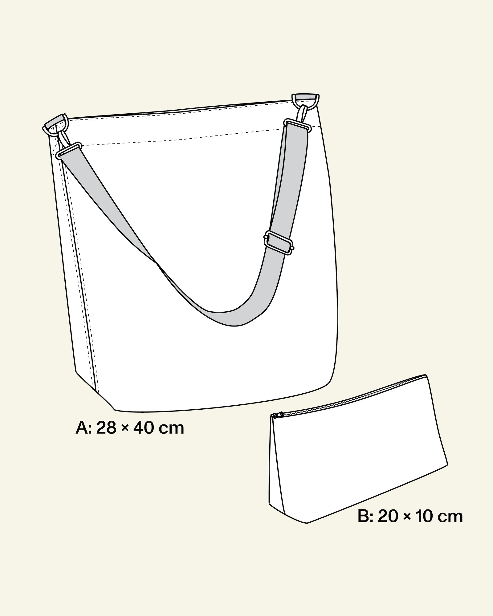 Bag and toiletry bag p90303_pack