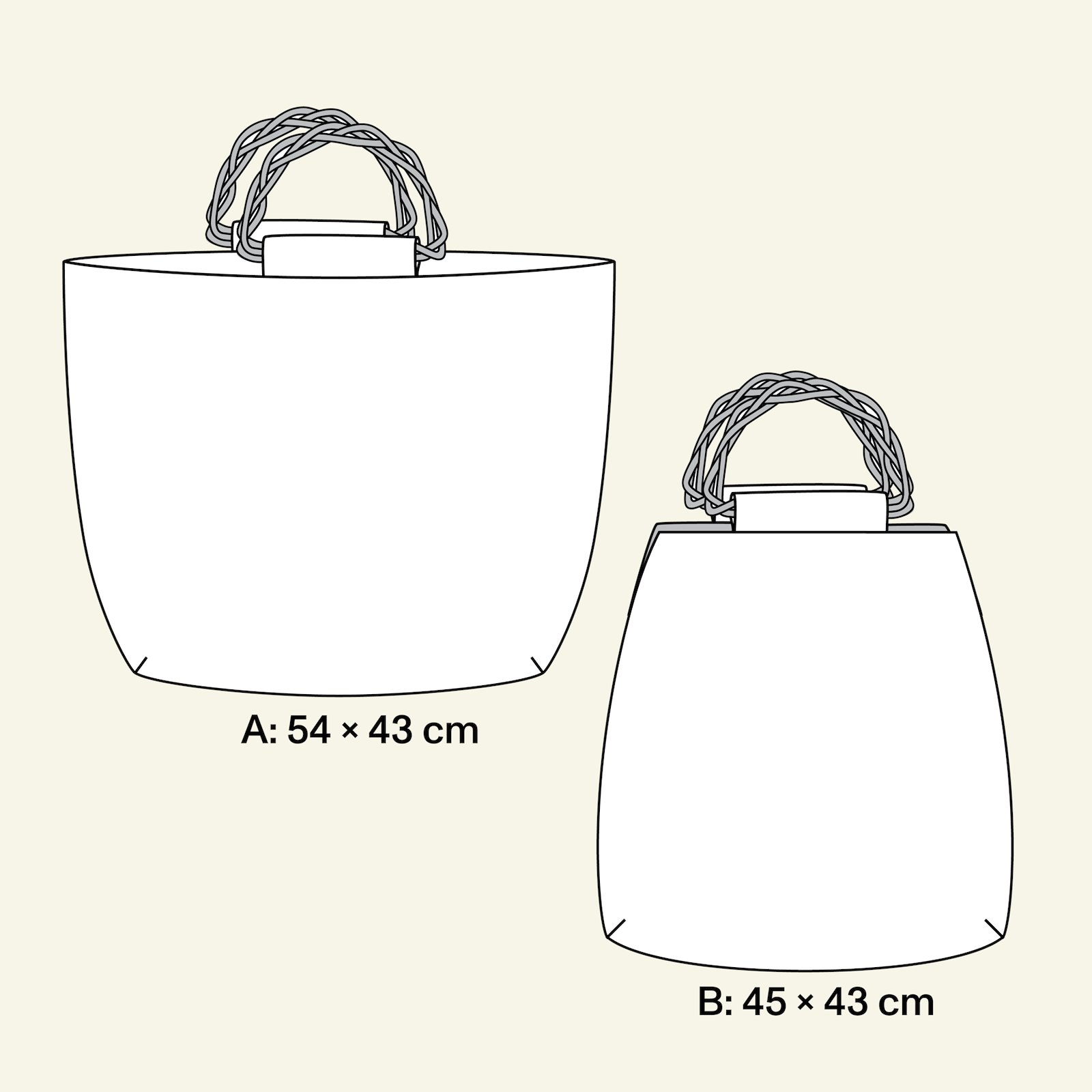Bags with bamboo handle 9030100_pack