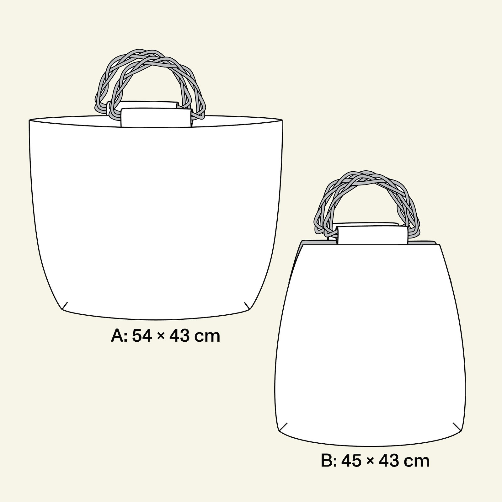 Bags with bamboo handle p90301_pack