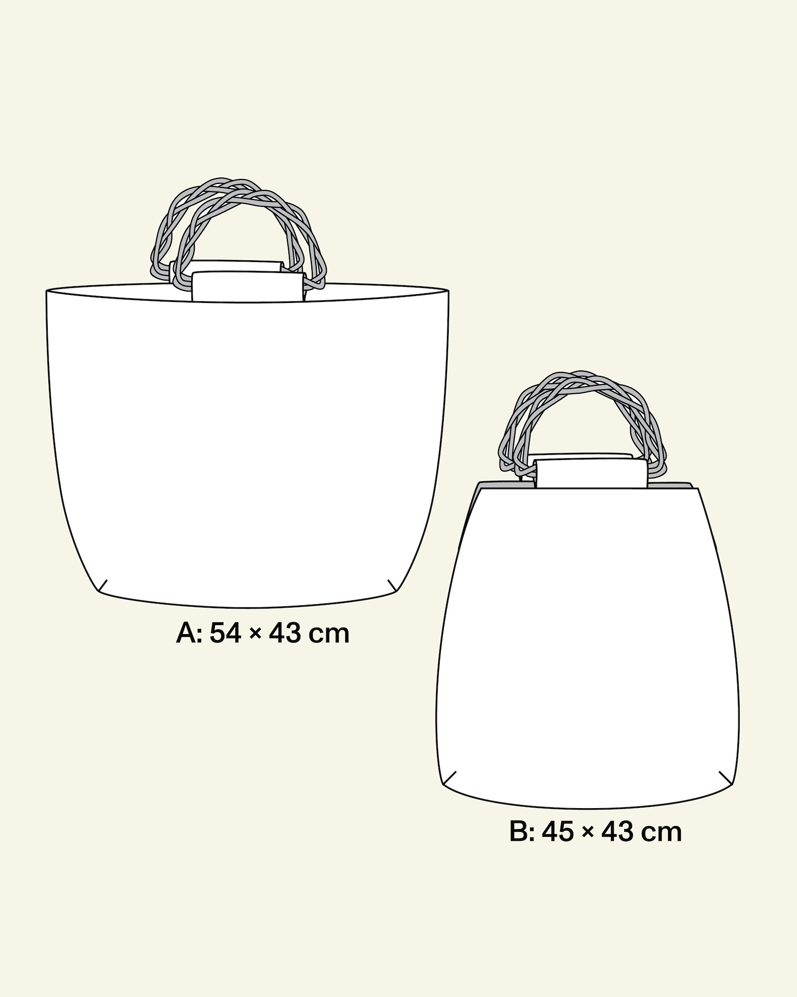 Bags with bamboo handle p90301_pack