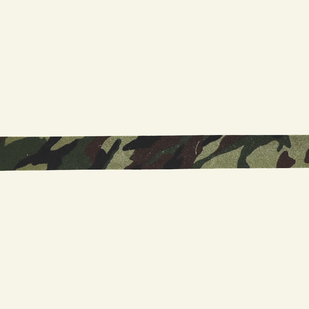 Baumwoll-Schrägband 18mm Camouflage, 3m 64042_pack
