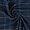 Baumwolle gewebt, marine/blau/grau kariert garngefärbt