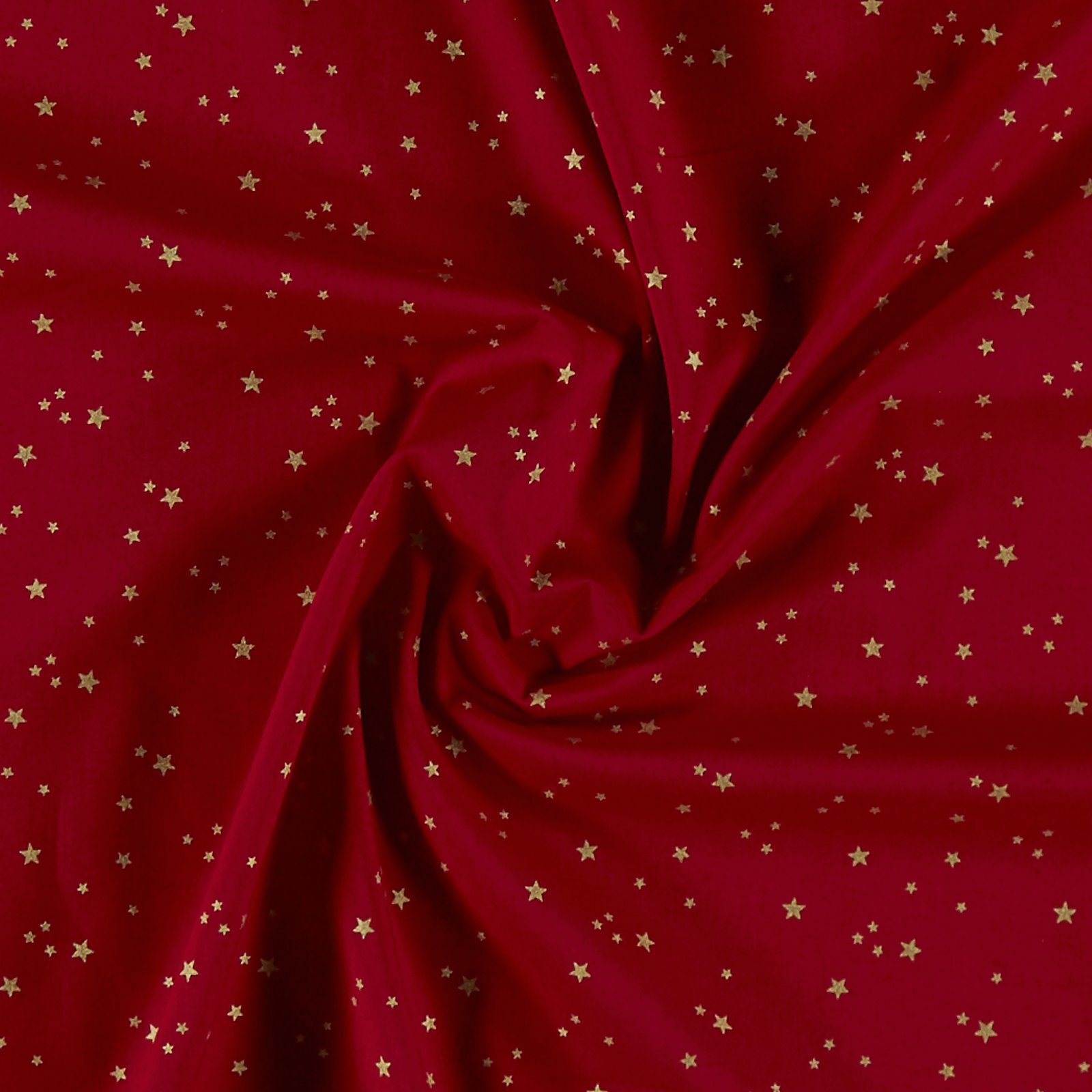 Baumwolle rot mit goldenen Sternen 790147_pack