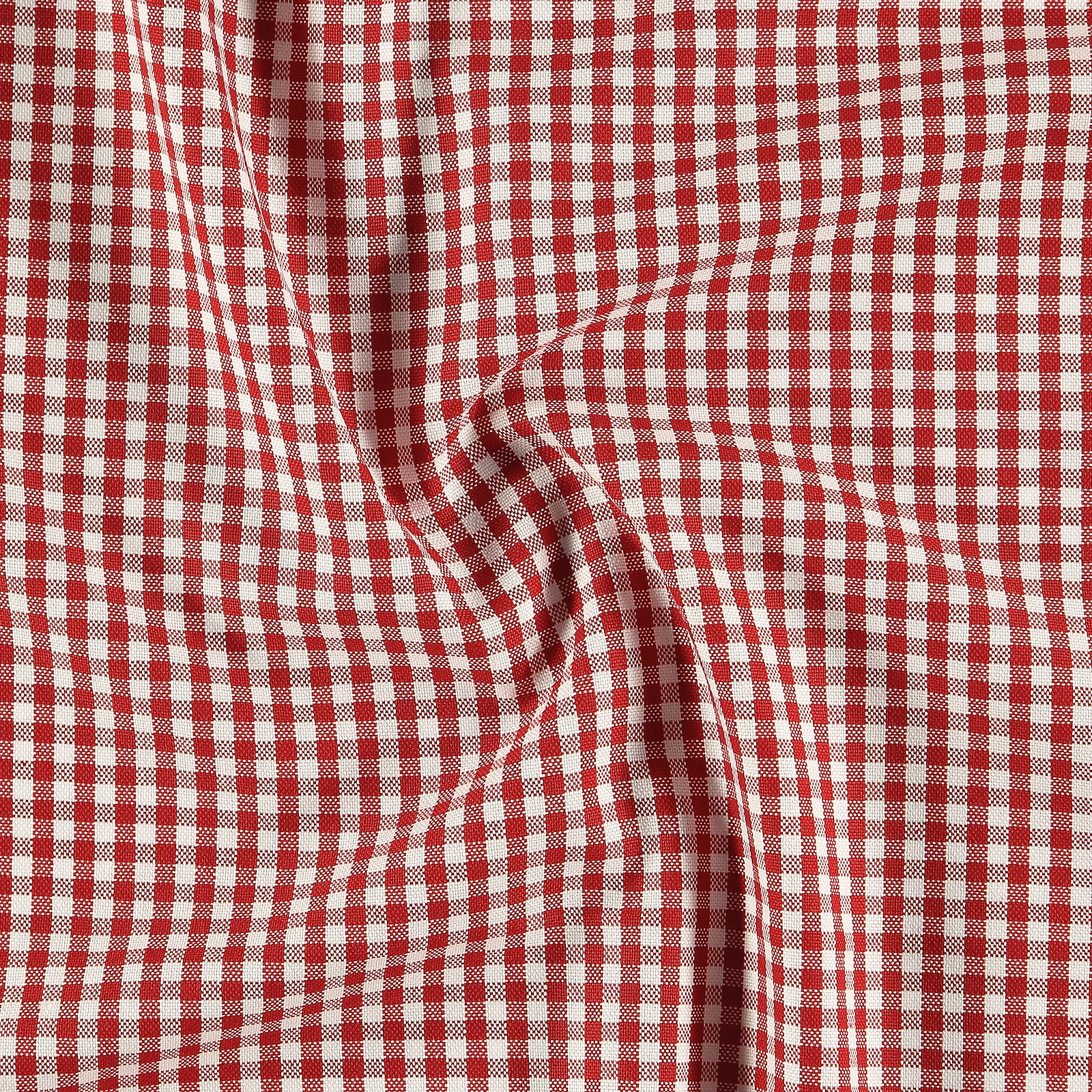 Baumwolle, rot/weiß kariert garngefärbt 810091_pack