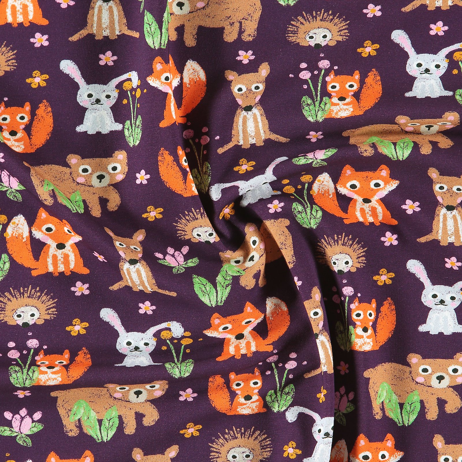 BCI stretch jersey plum with animals 272928_pack