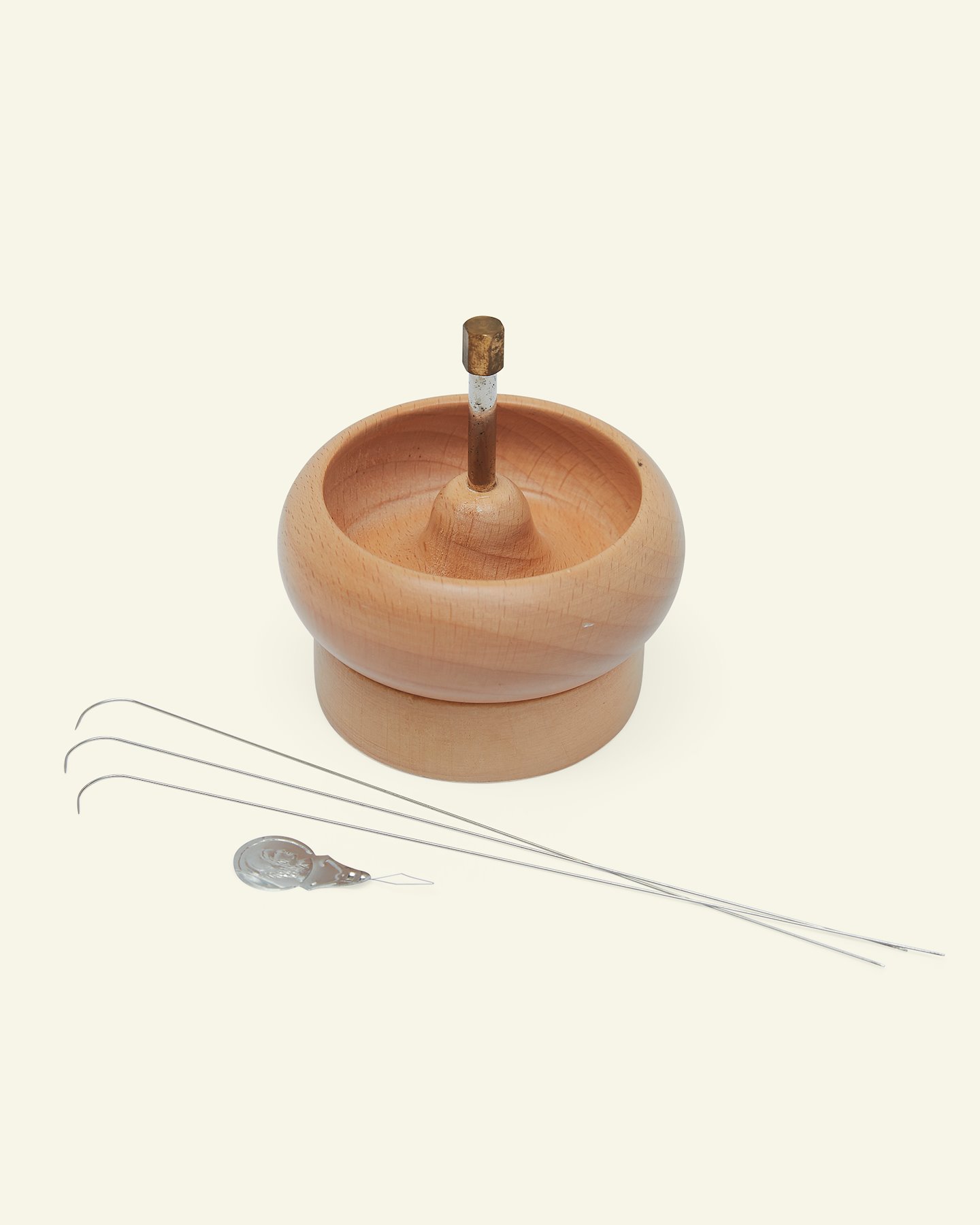 Bead spinner set w/wood bowl + 3 needles 74121_pack
