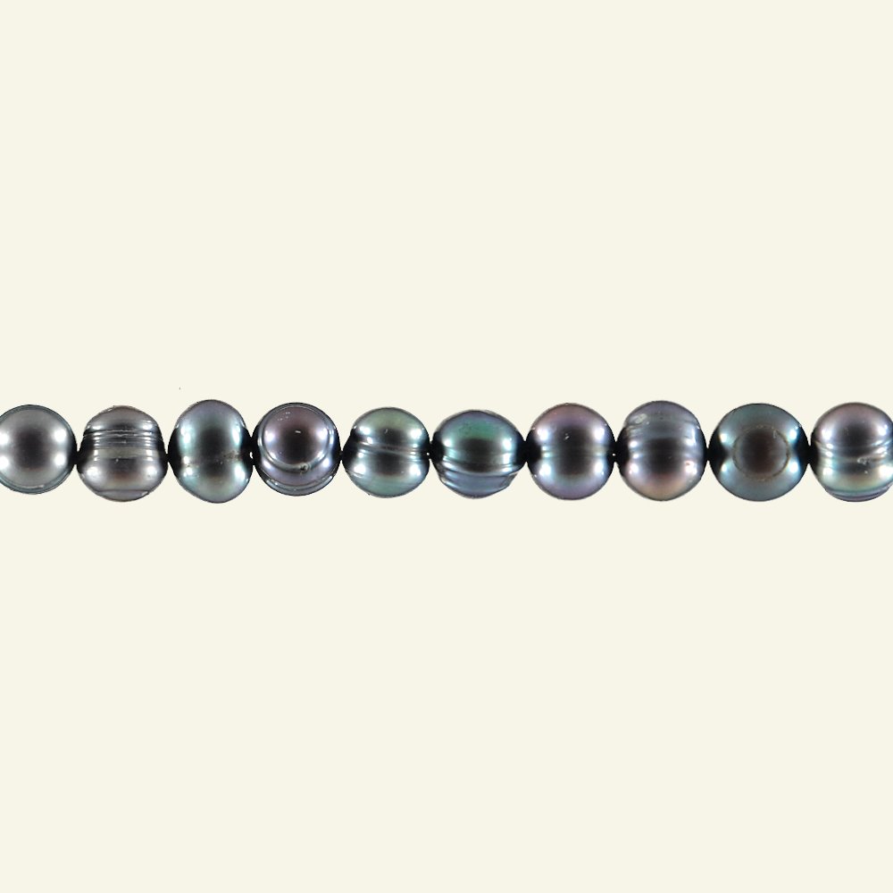 Beads freshwater 10-12mm grey 22pcs 45446_pack