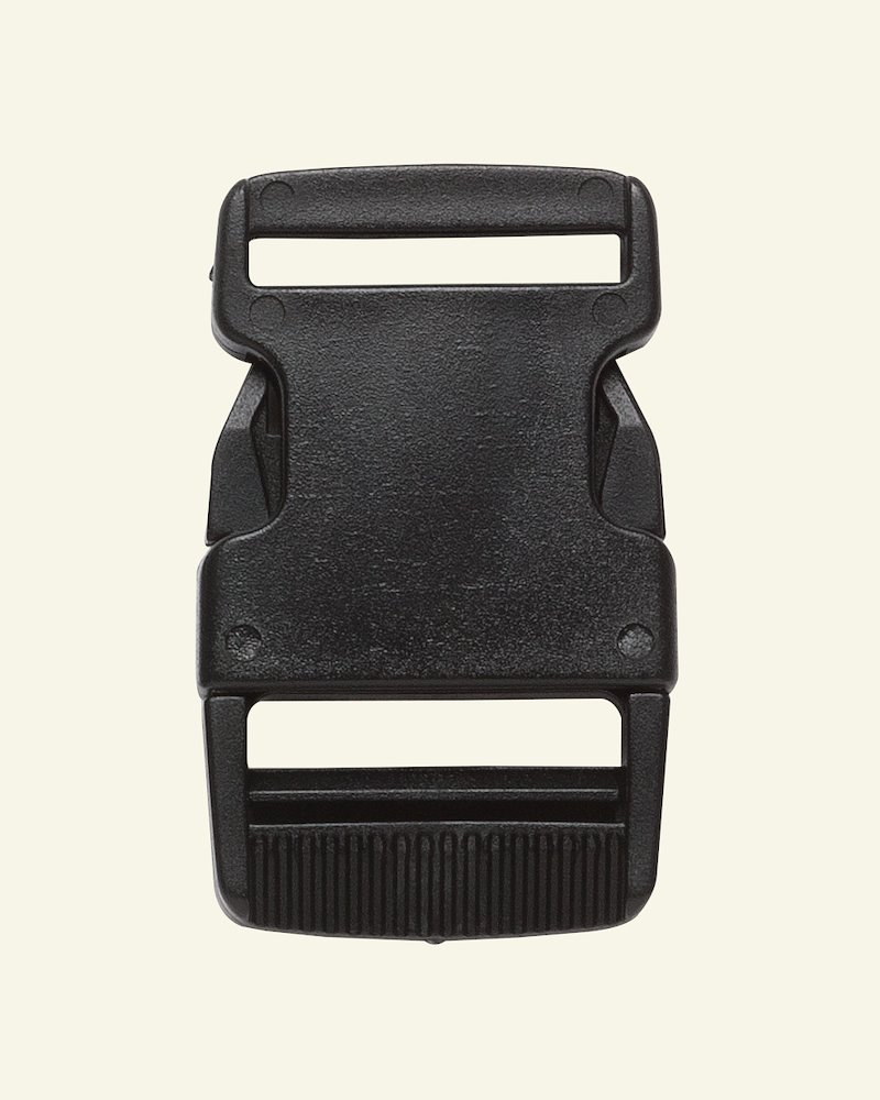Belt buckle 30mm black 1pc 43242_pack