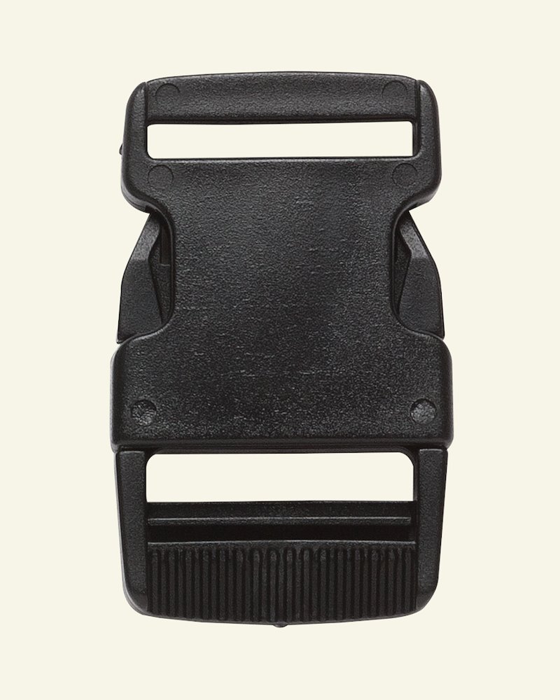 Belt buckle 38mm black 1pc 43278_pack