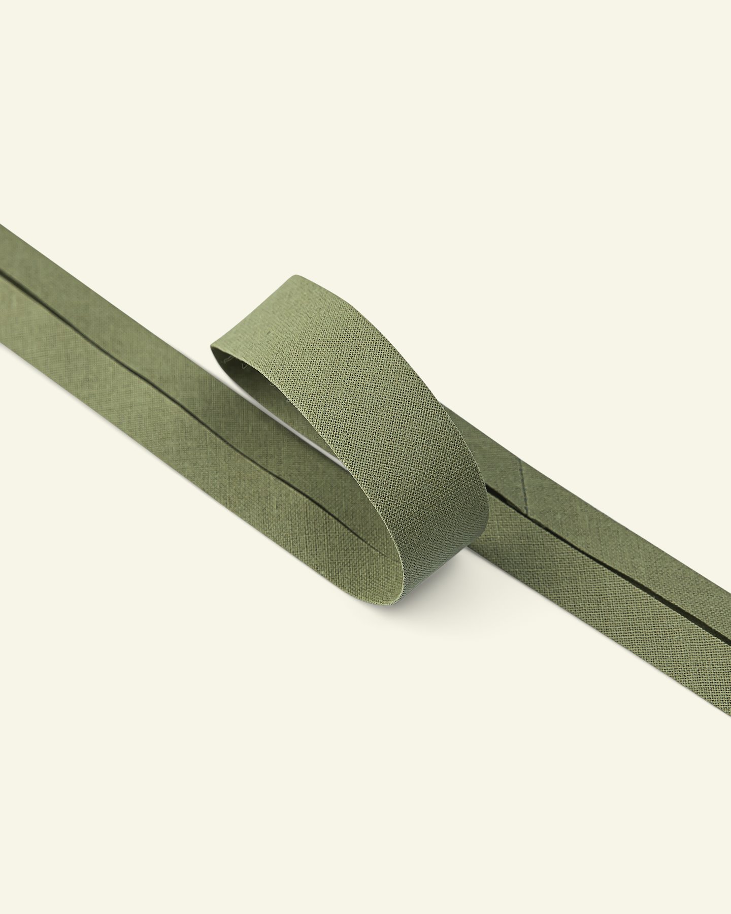 Bias tape cotton 18mm dusty olive 5m 66033_pack