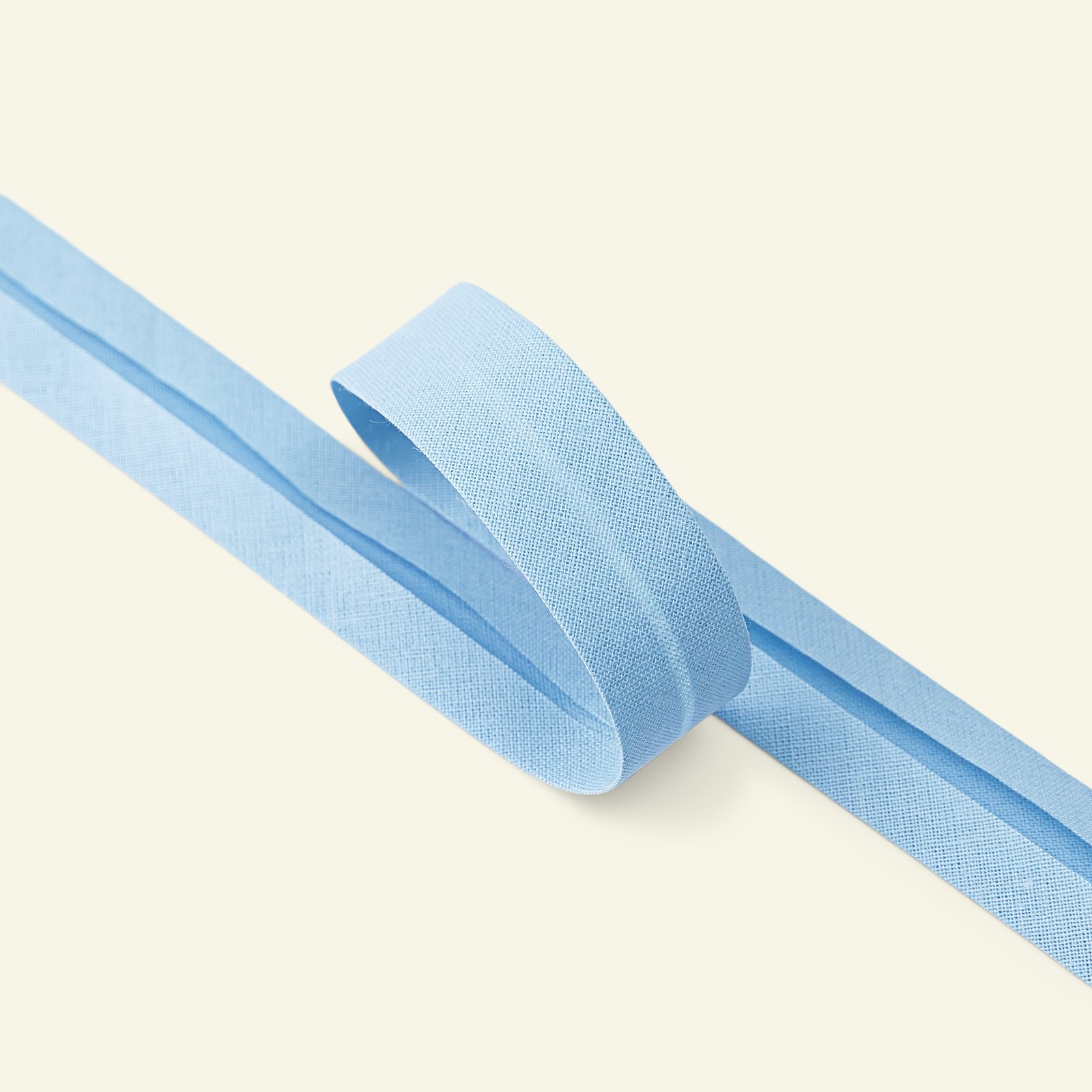 Bias tape cotton 18mm dusty blue 5m