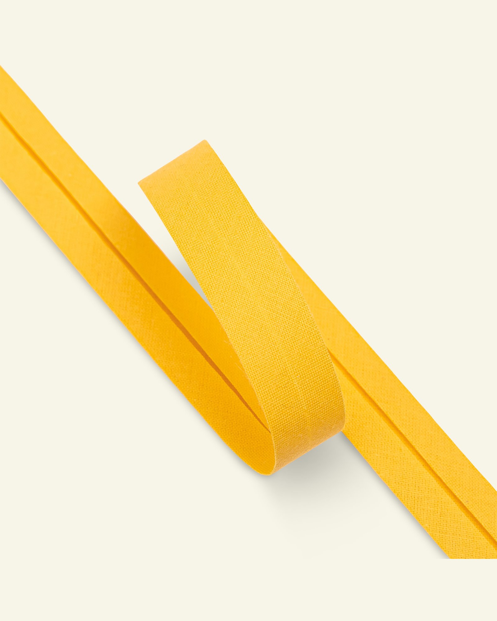 Bias tape cotton 18mm yellow 5m 66005_pack