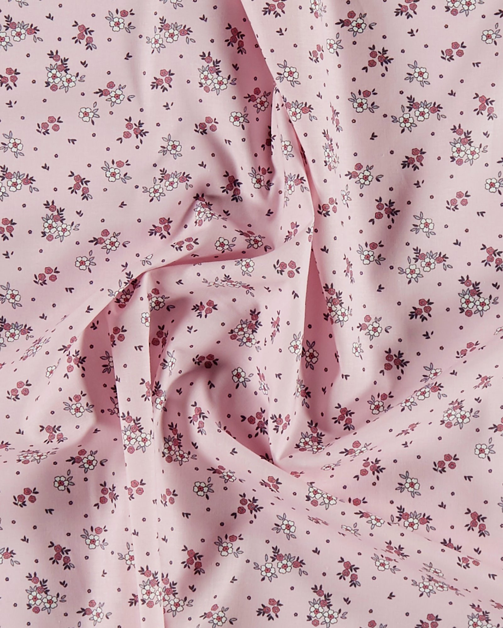 Bomuld poplin millefleurs rosa/pink 540150_pack