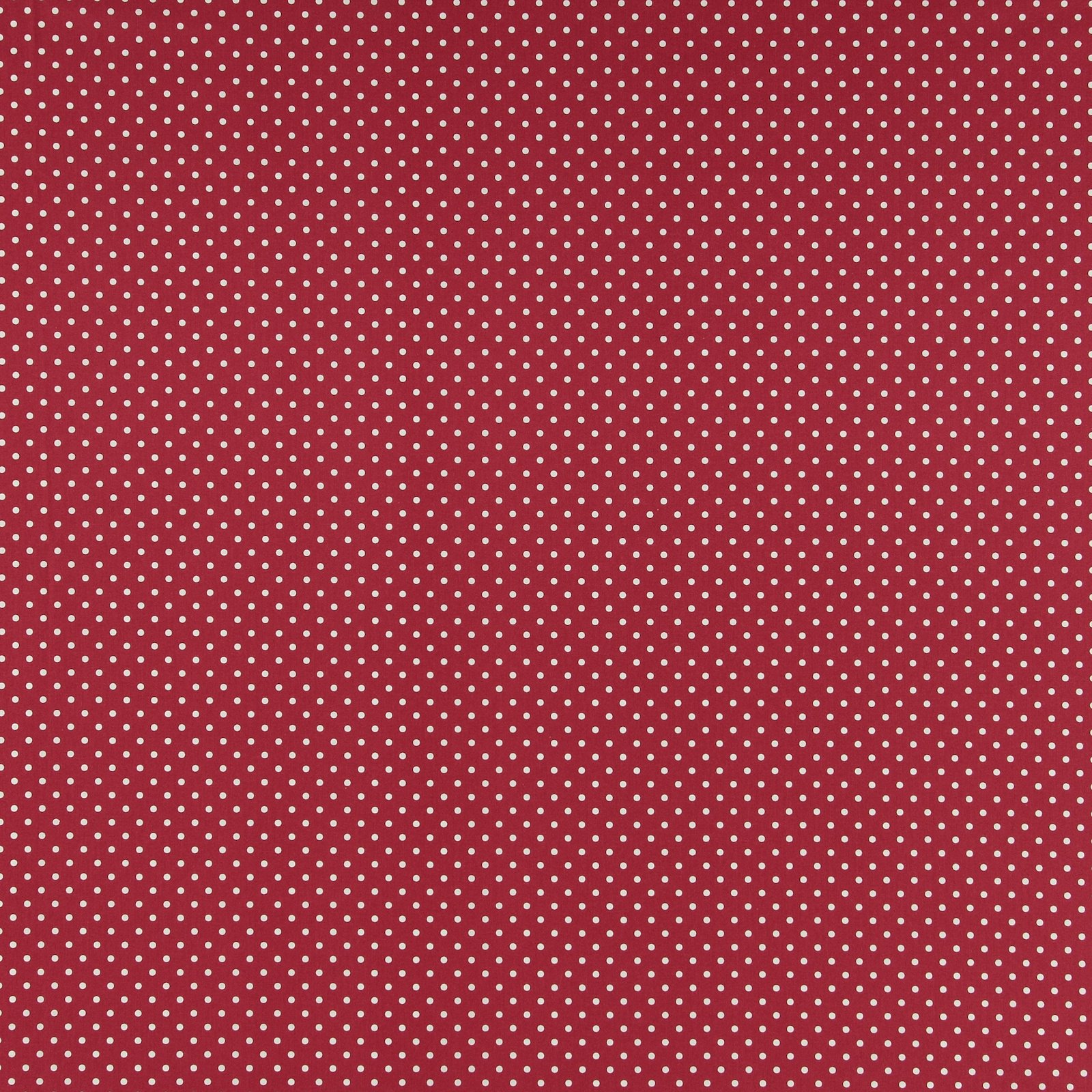 Thicken krokodille Stedord Bomuld rød med hvide prikker | Selfmade® (STOF&STIL)