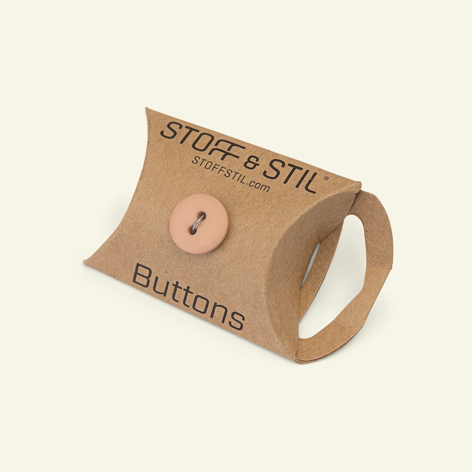 Button 2-holes 14mm beige 6pcs 33392_pack_b