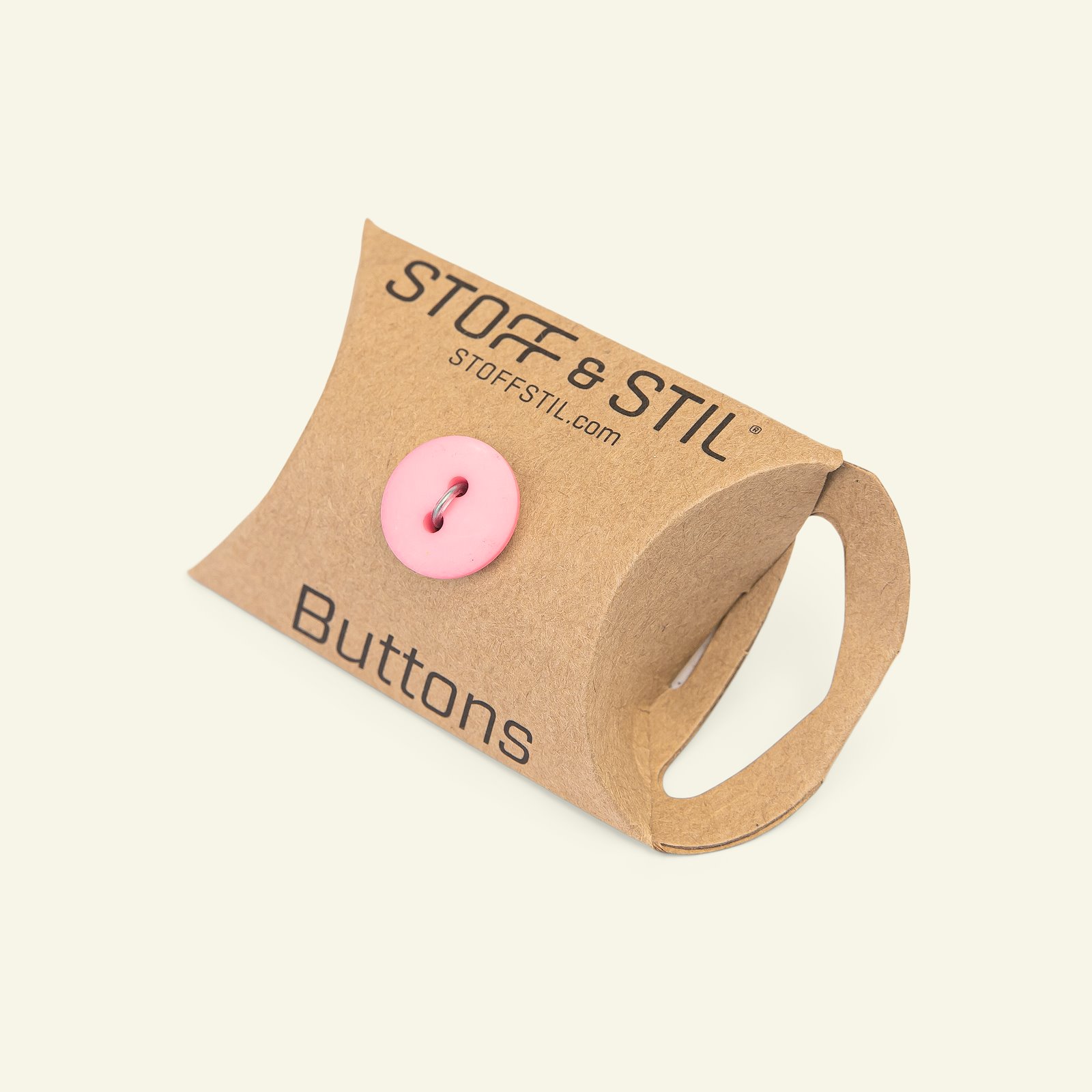 Button 2-holes 14mm pink 6pcs 33393_pack_b