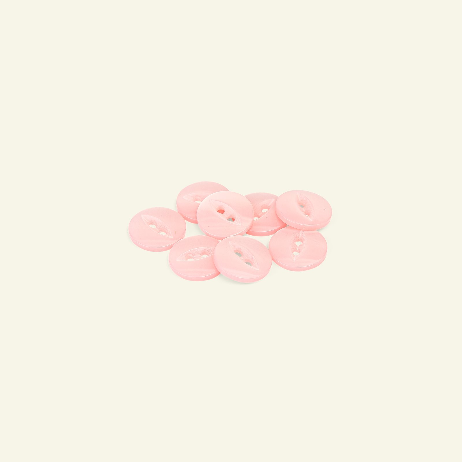 Button 2-holes 14mm pink 8pcs 33327_pack