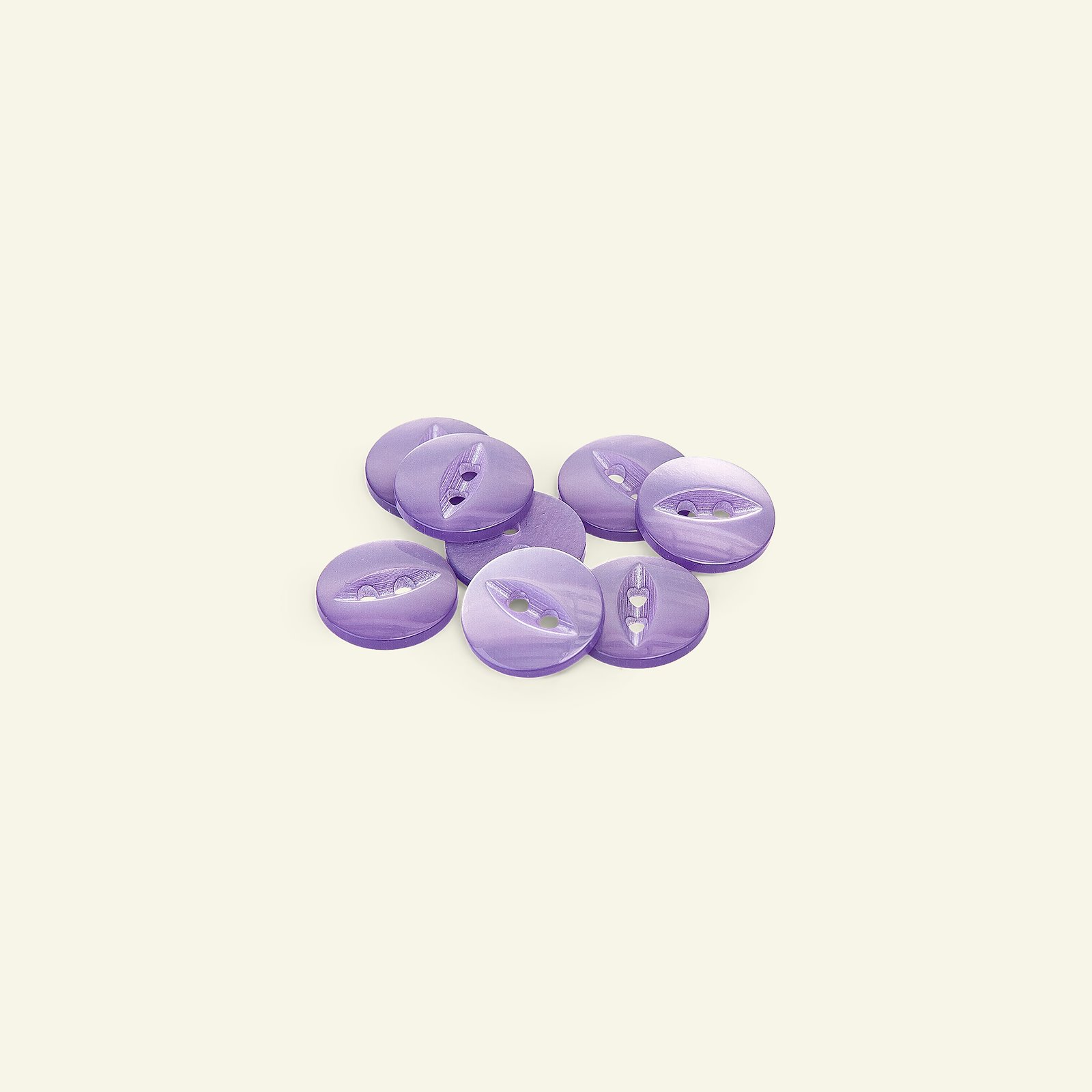 Button 2-holes 14mm purple 8pcs 33326_pack