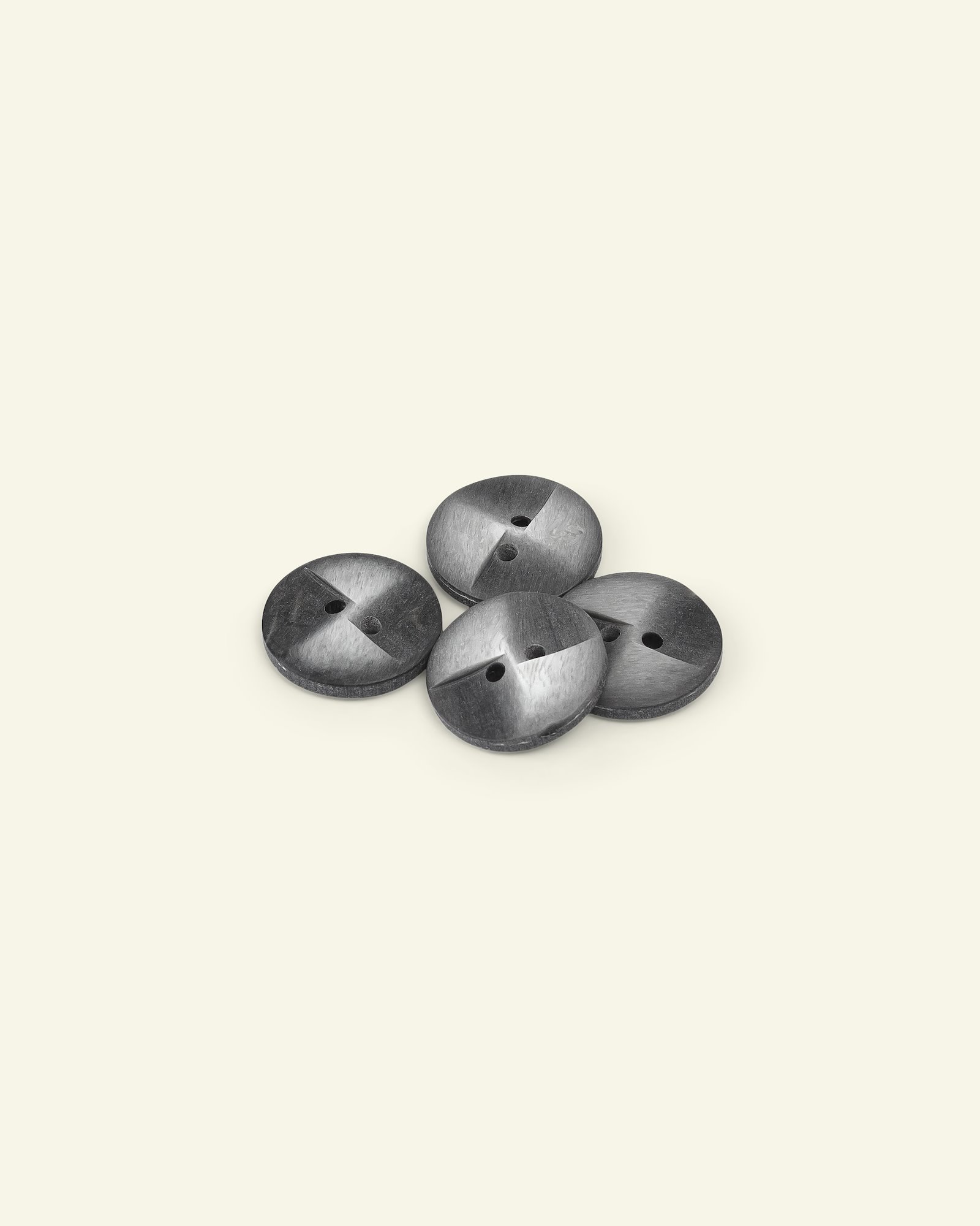 Button 2-holes 20mm grey 4pcs 33156_pack