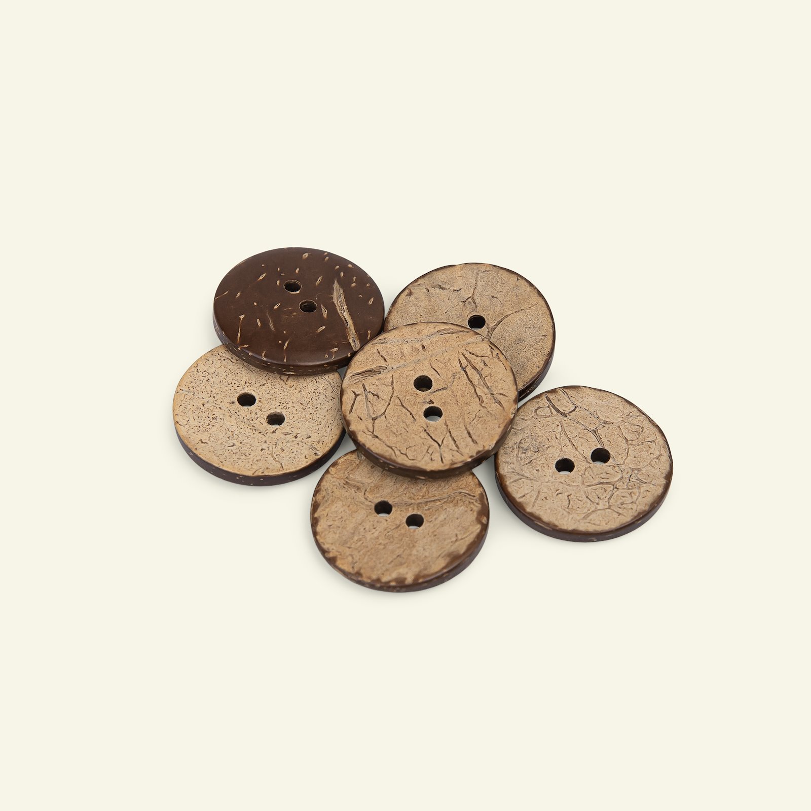 Button 2-holes coconut 22mm 6pcs 33496_pack