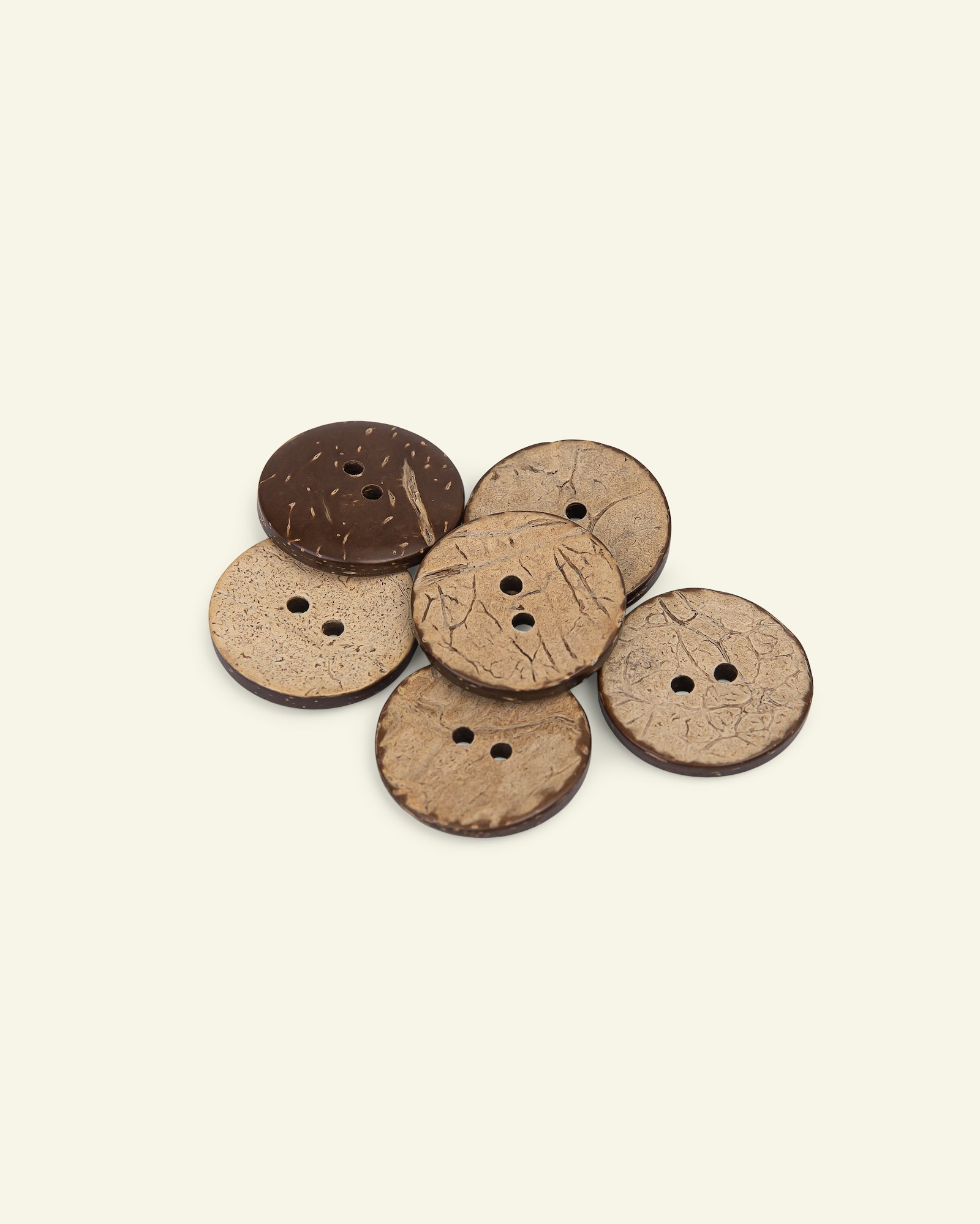 Button 2-holes coconut 22mm 6pcs 33496_pack