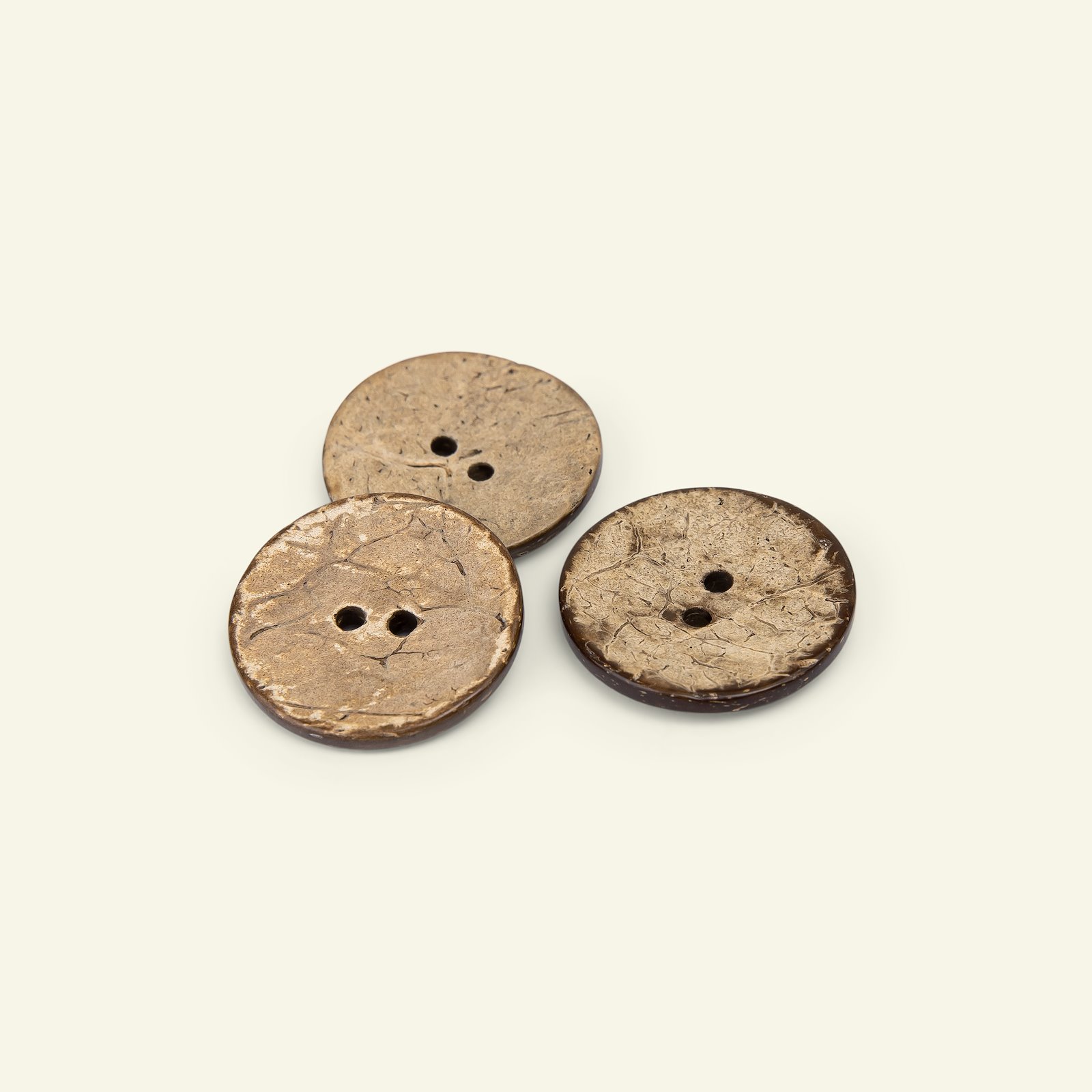 Button 2-holes coconut 30mm 3pcs 33497_pack