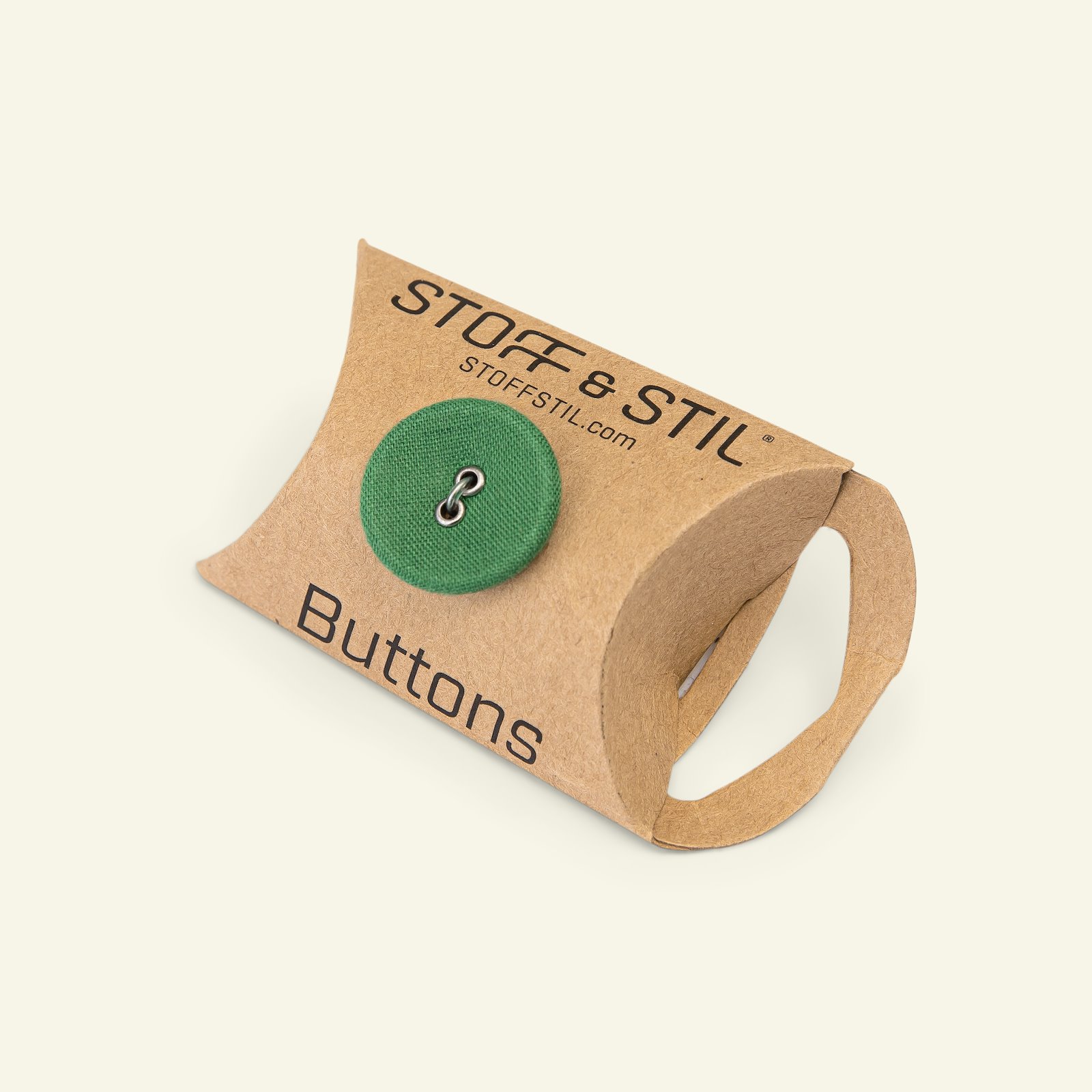 Button 2-holes fabric 20mm green 6pcs 33300_pack_b