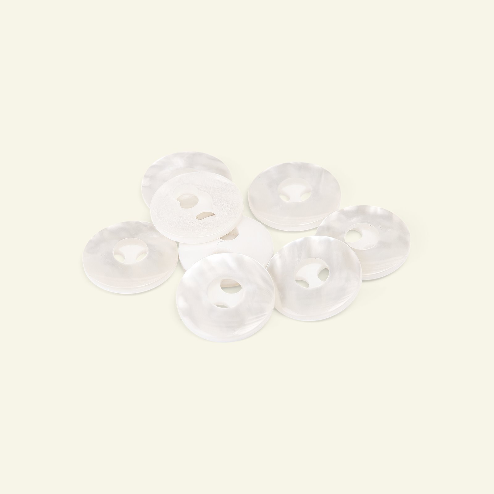 Button 2-holes marble 21mm white 8pcs 33099_pack