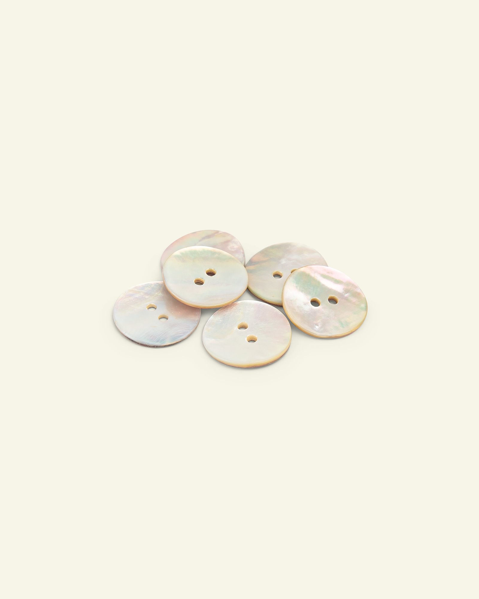 Button 2-holes MOP 20mm offwhite 6pcs 33489_pack