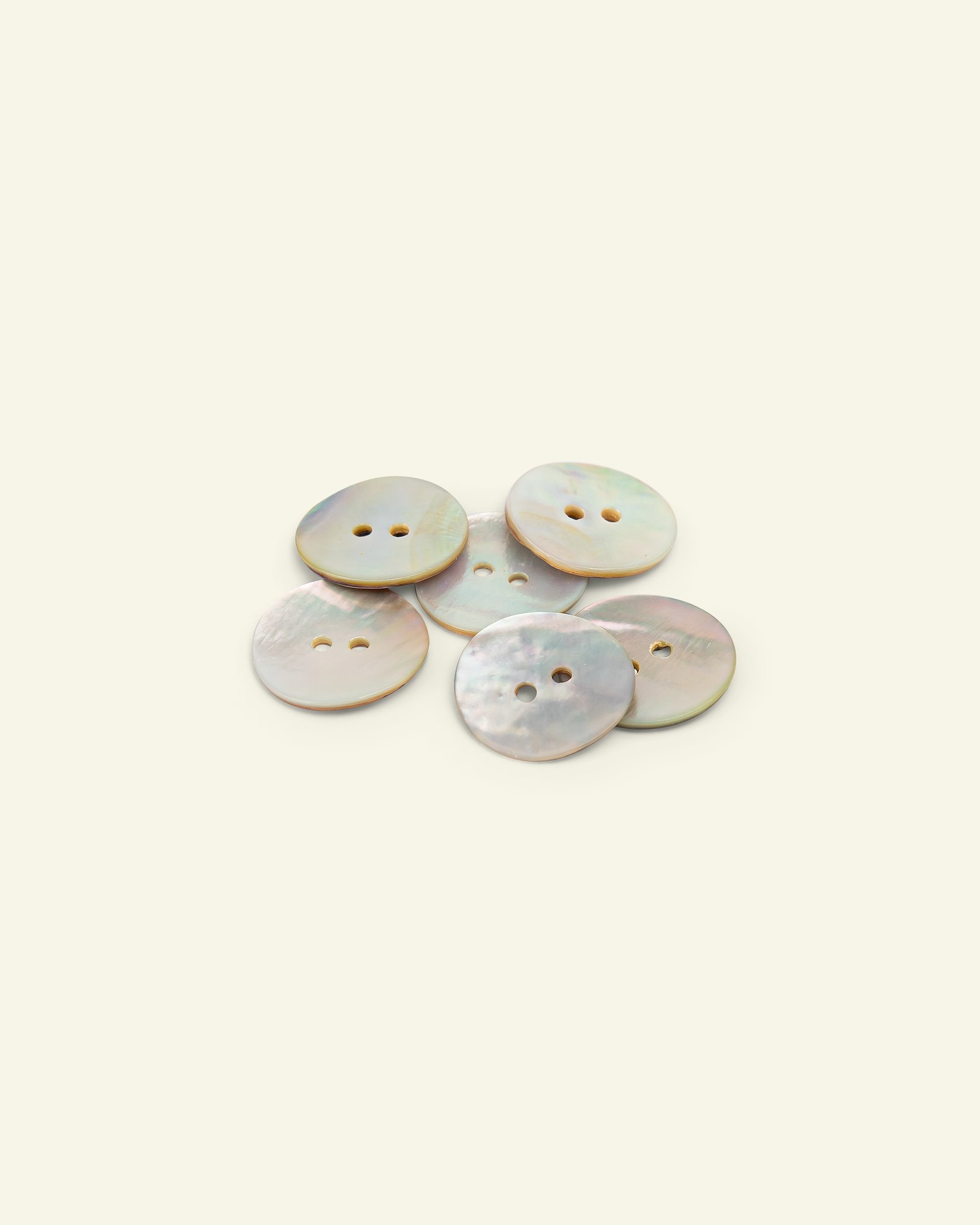 Button 2-holes MOP 20mm offwhite 6pcs 33499_pack