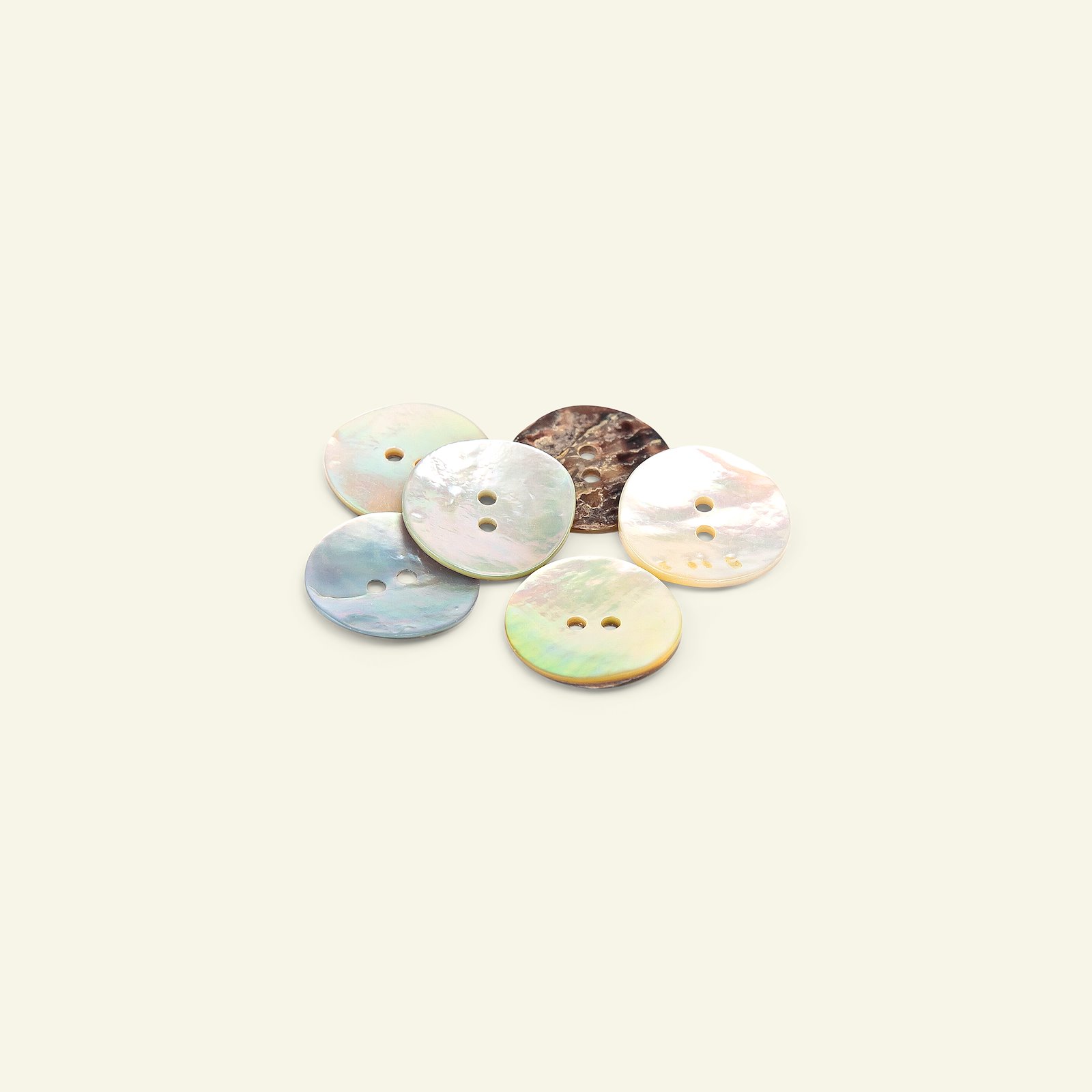 Button 2-holes mother of pearl 18mm 6pcs 33495_pack