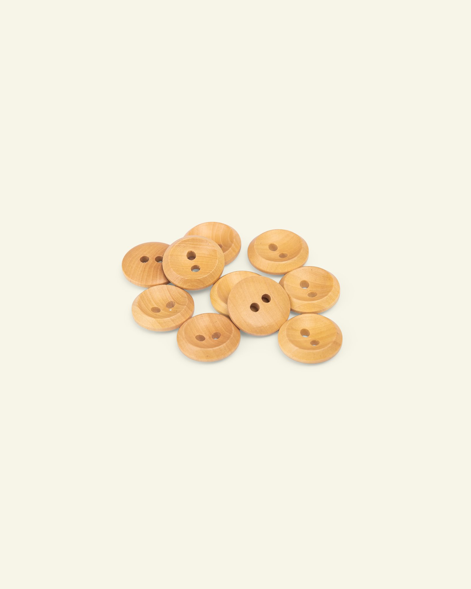 Button 2-holes olive w/rim 15mm 10pcs 33547_pack